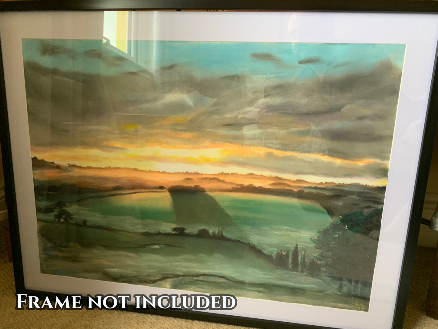 Original Pastel Artwork ‘The Cloaked Dawn’ (2018) by John Ridley