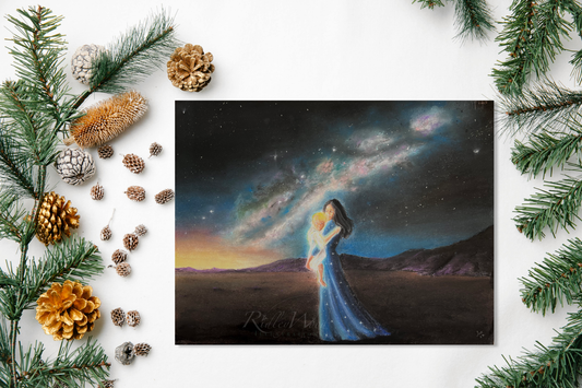 ‘Lights Of The World’ A5 Greeting Card