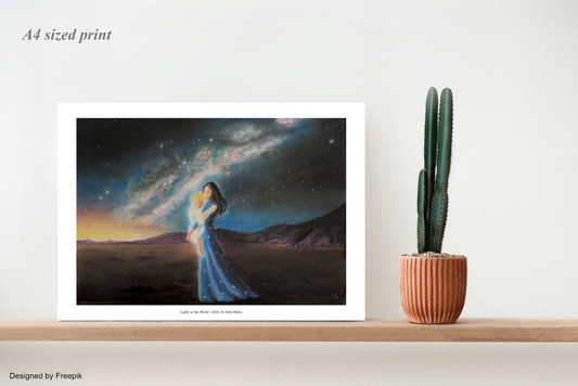 ‘Lights of the World’ by John Ridley Artist-Made A4 or A3 Print