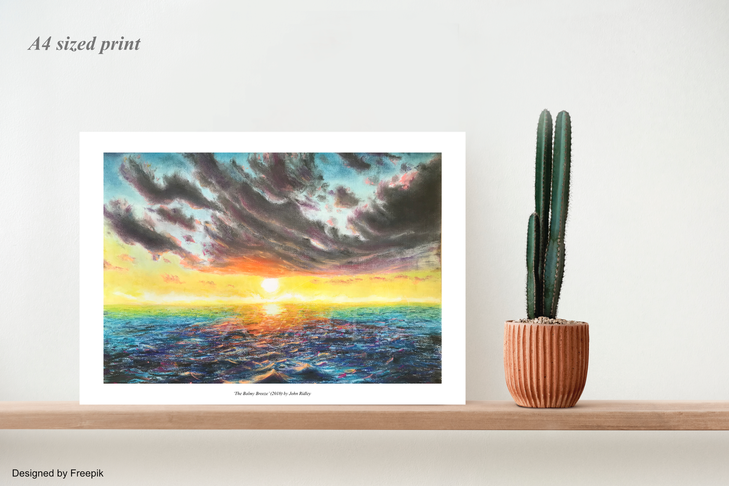 ‘The Balmy Breeze’ by John Ridley Artist-Made A4 Print