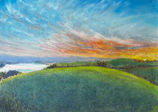 Original Pastel Artwork 'The Lynher's Approach' (2025) by John Ridley