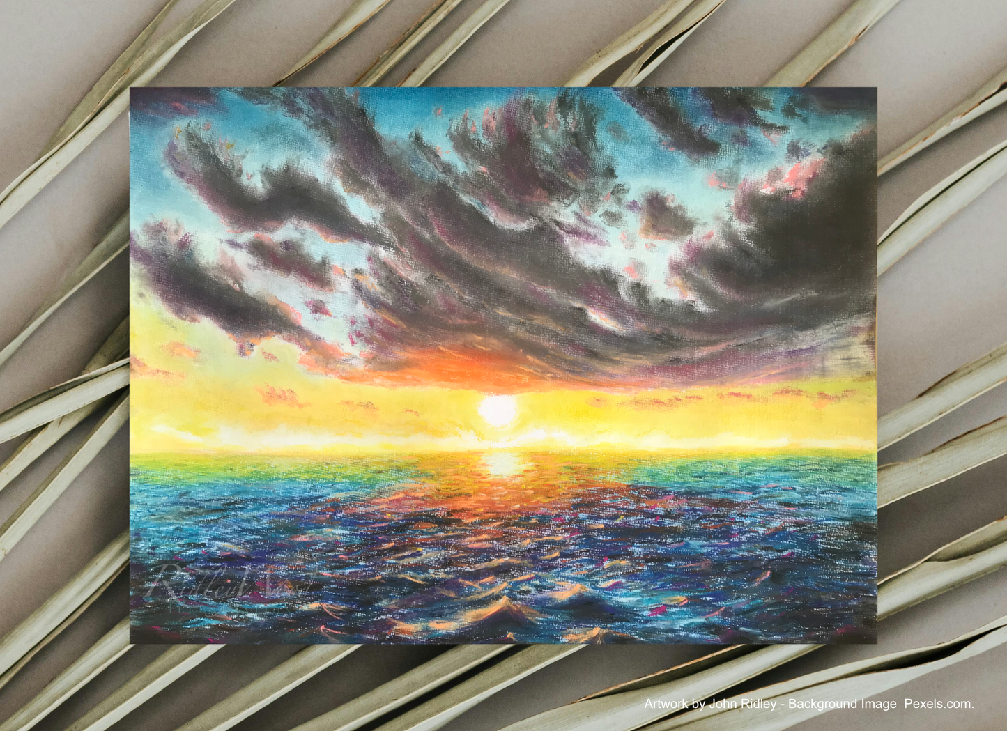 ‘The Balmy Breeze’ A5 Greeting Card