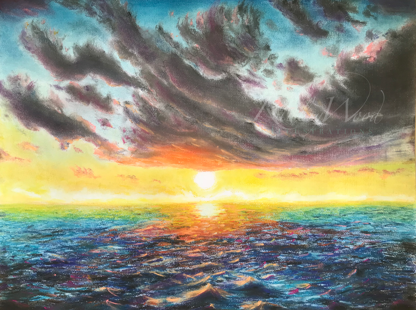 ‘The Balmy Breeze’ A5 Greeting Card