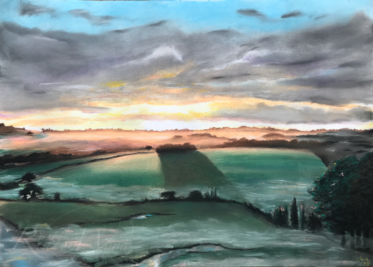A5 Greeting Card ‘The Cloaked Dawn’
