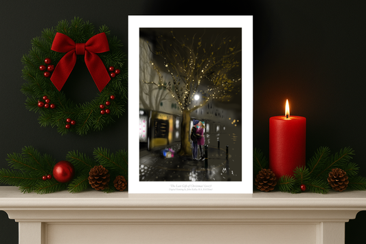The Last Gift of Christmas’ by John Ridley A4 Print
