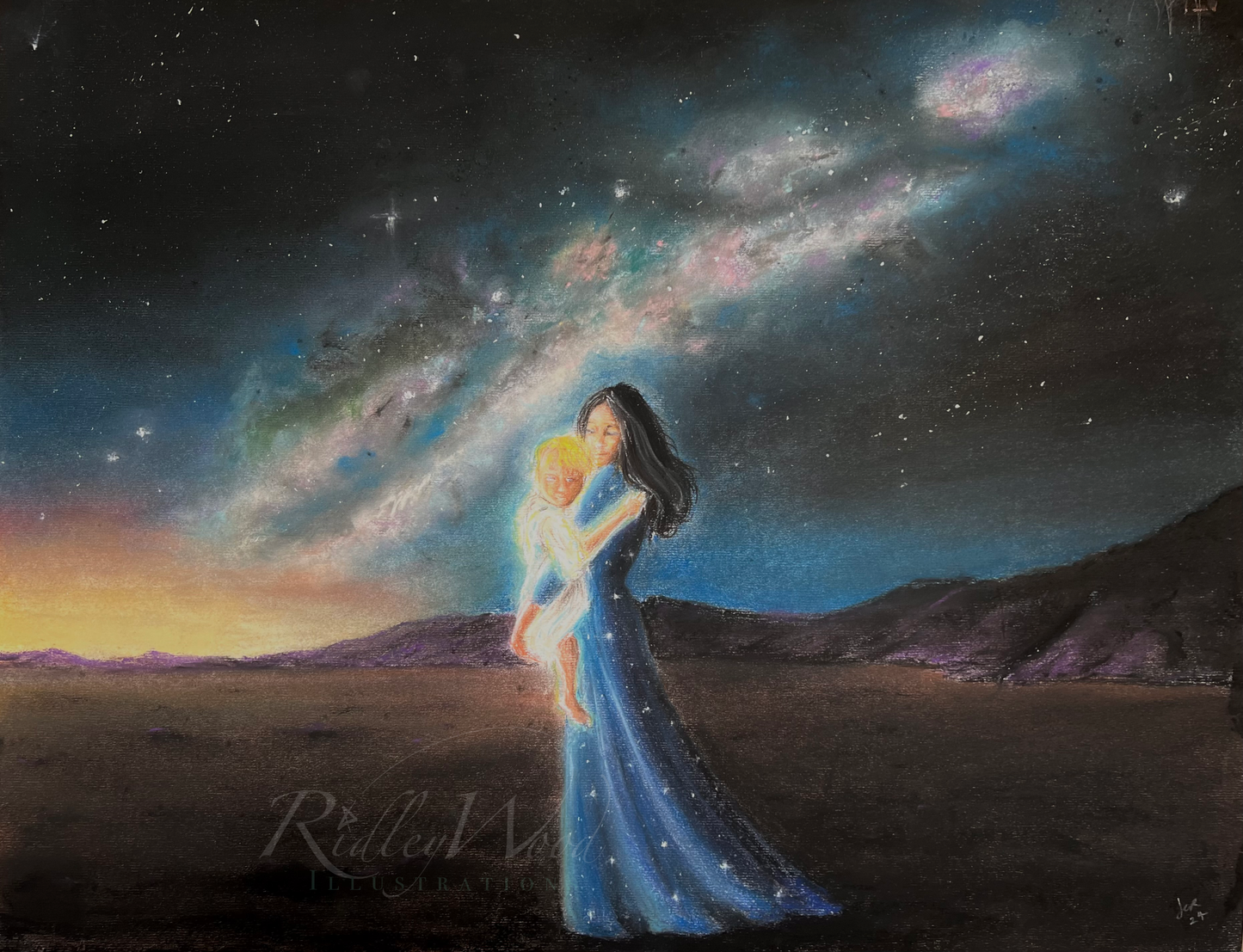 ‘Lights Of The World’ A5 Greeting Card