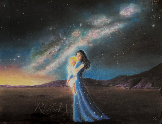 ‘Lights Of The World’ A5 Greeting Card